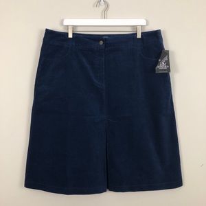 Pure Collection Velvet A-line Skirt